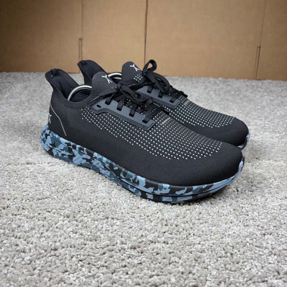 Flux Footwear Adapt Runner Camo Black Blue Training Shoes Mens 11.5 W13 Barefoot